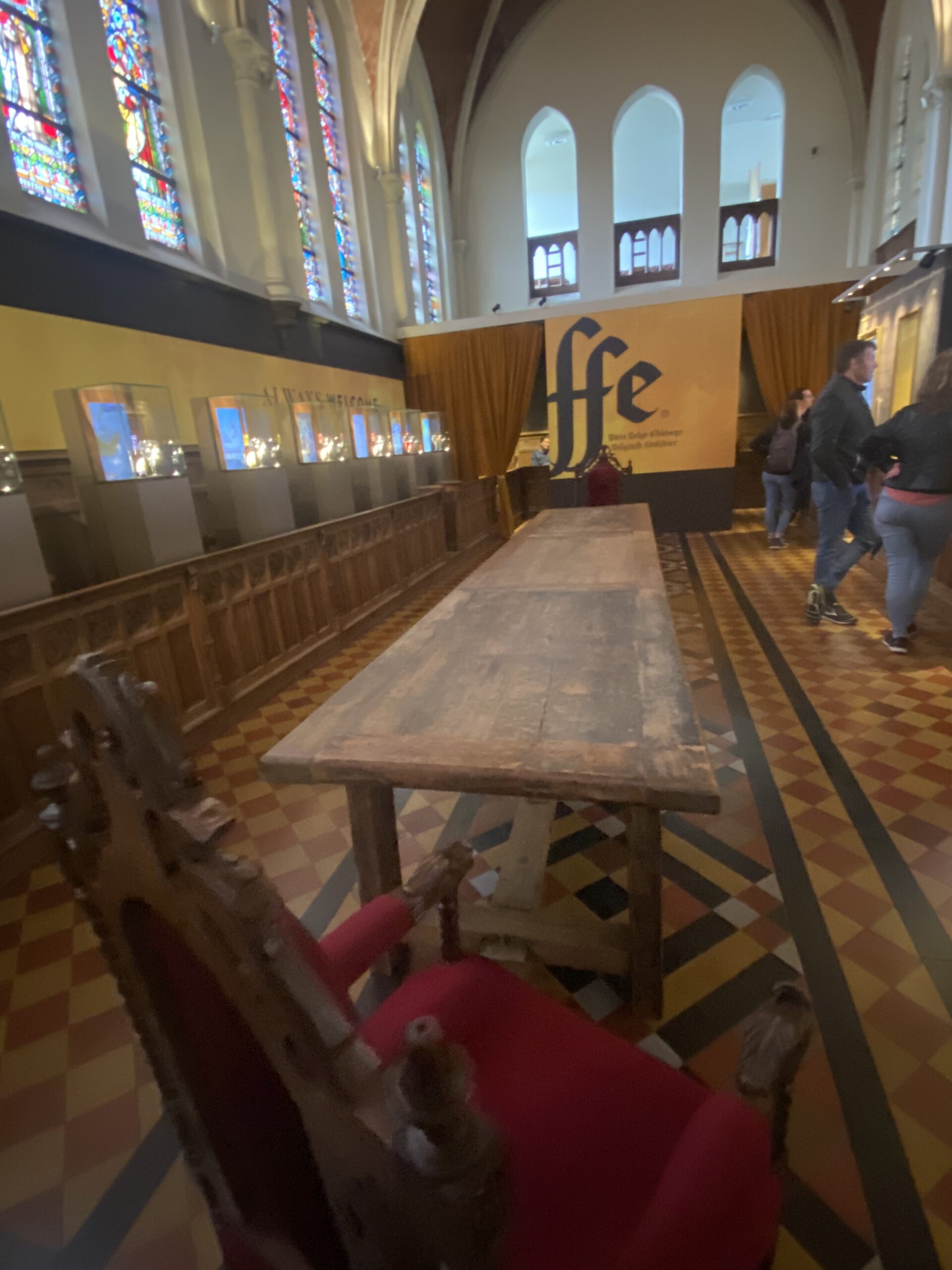 Leffe Maison museum old table 