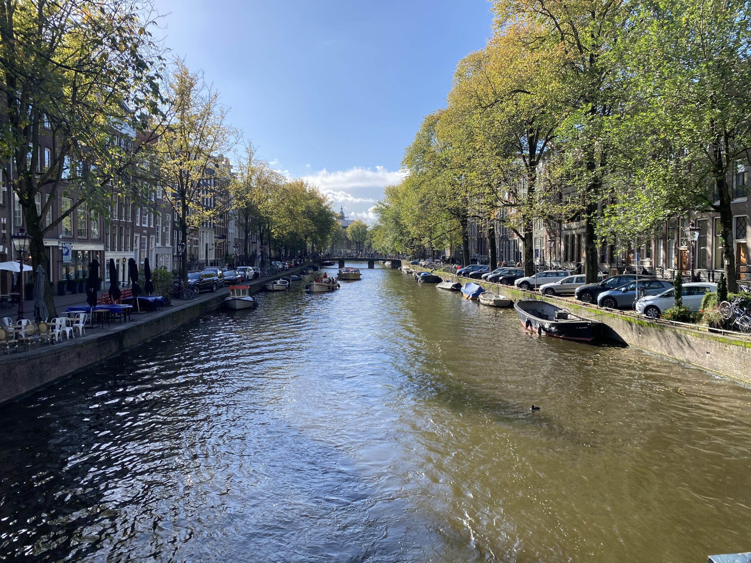 Canal in Amsterdam Netherlands