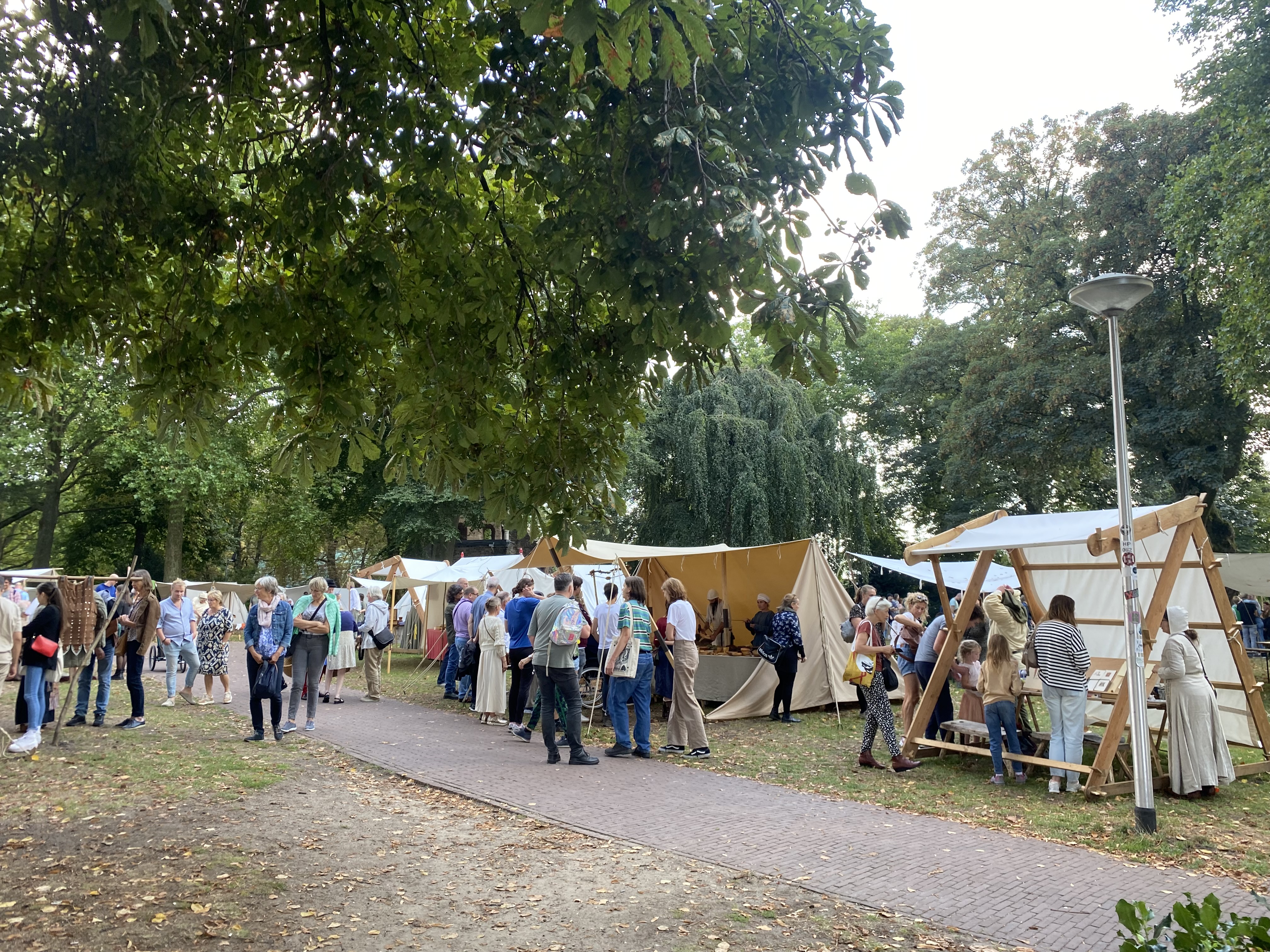 Medieval festival at Valkhofpark