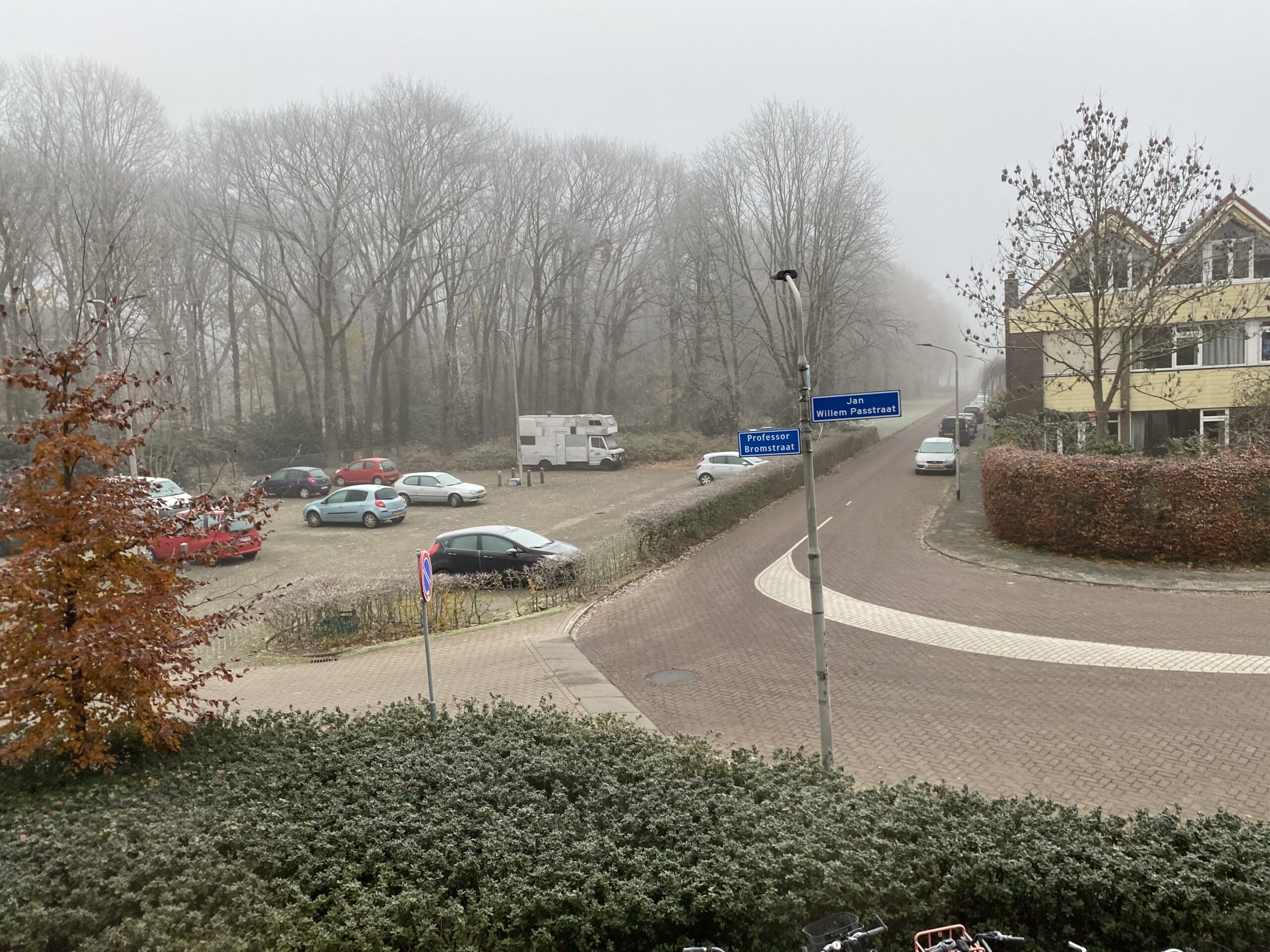 Foggy weather in the Netherlands