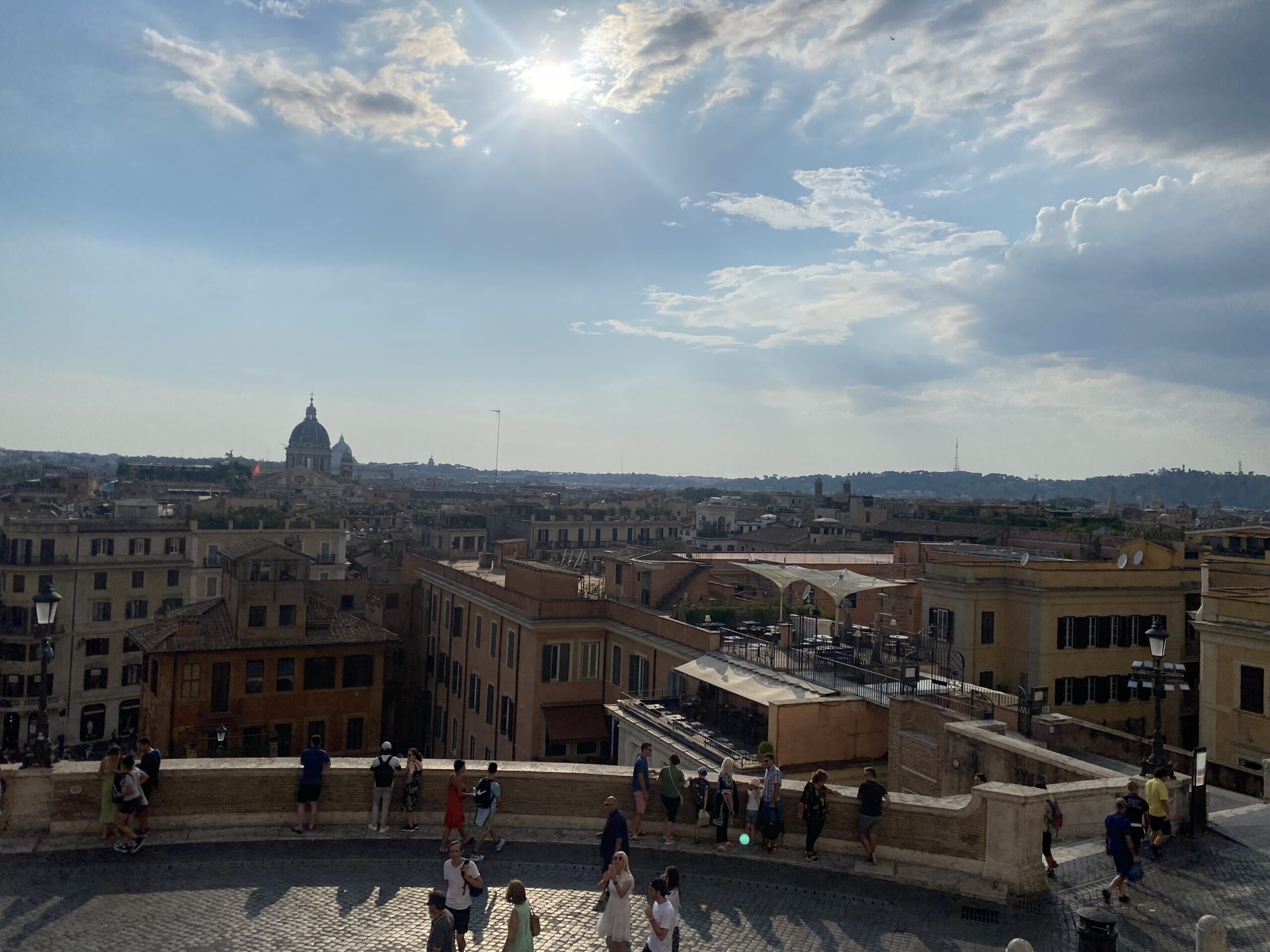 Sallustiano Obelisk view from Spanish Steps