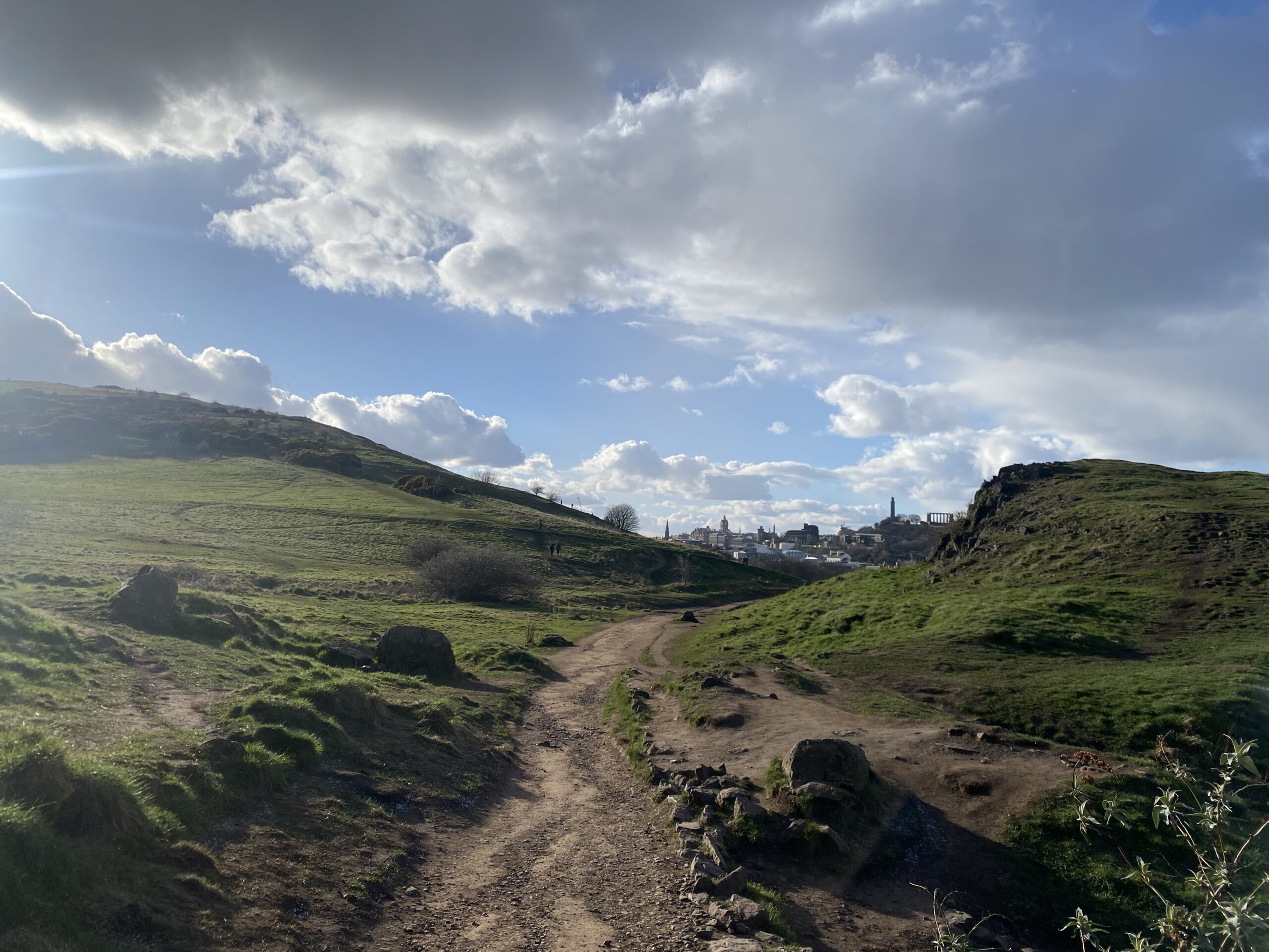 Arthurs seat hike Edinburgh