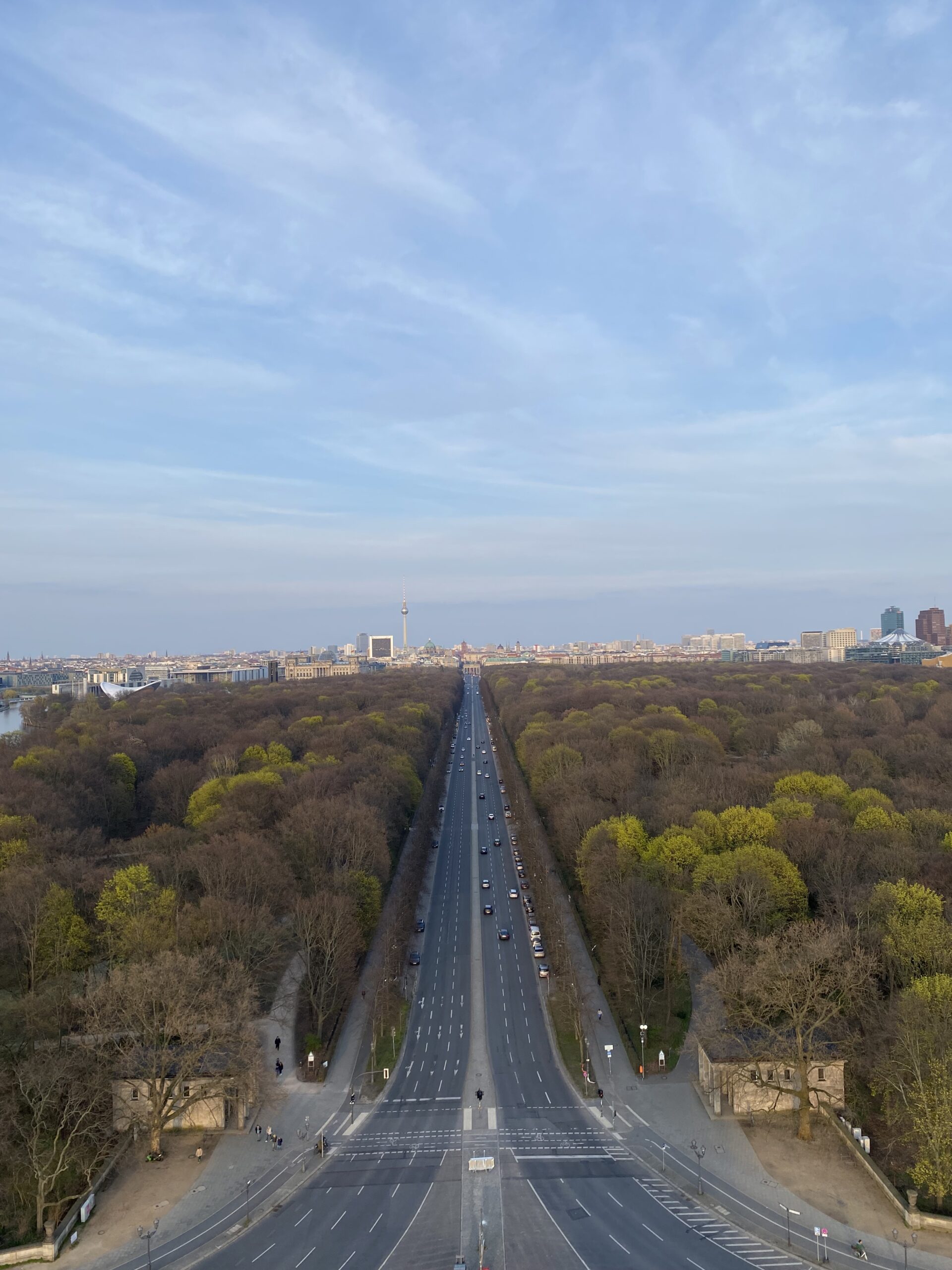View of Berlin from the top of the Victory Column