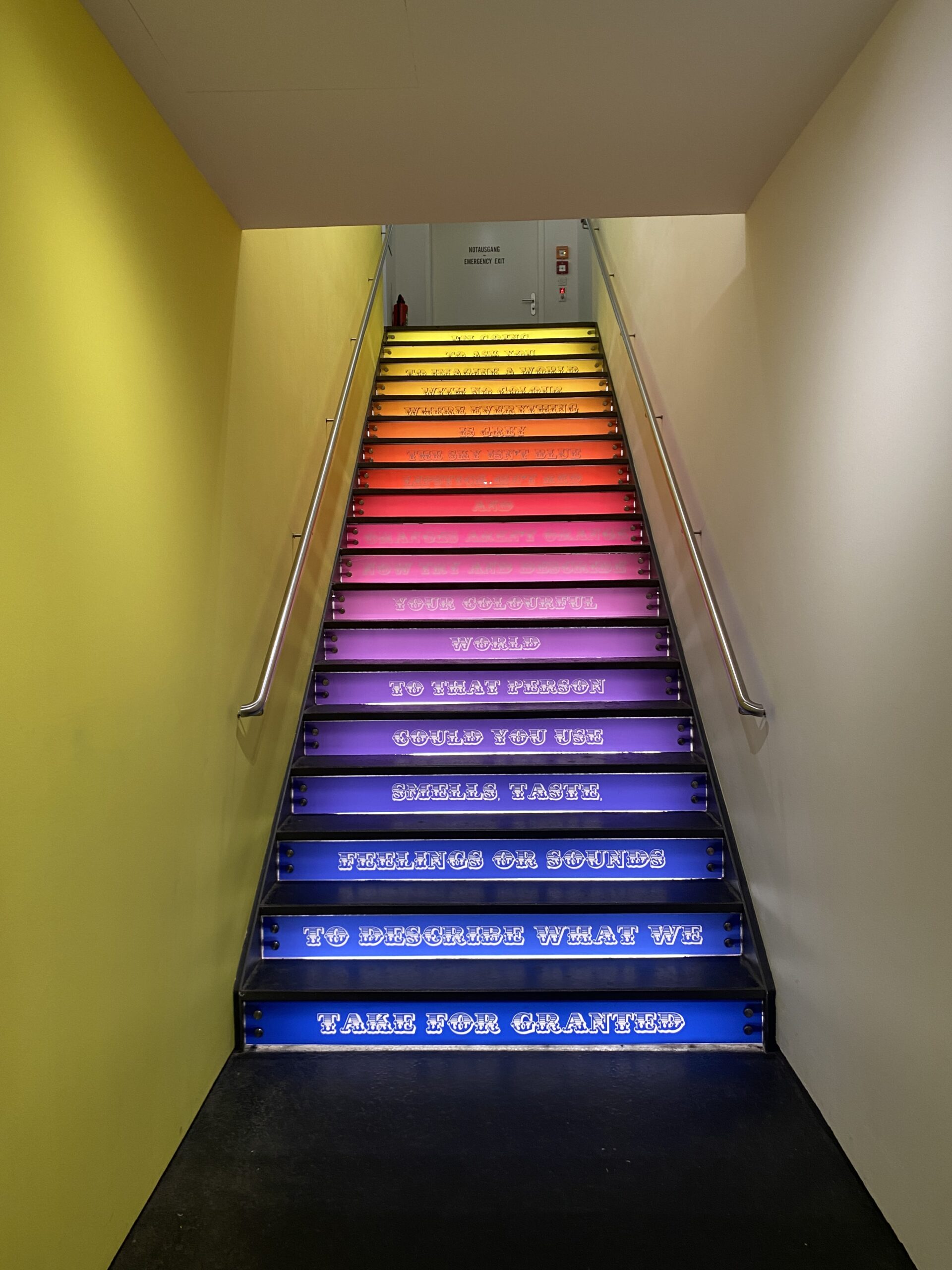 Stairs at Urban Nation Museum in Berlin