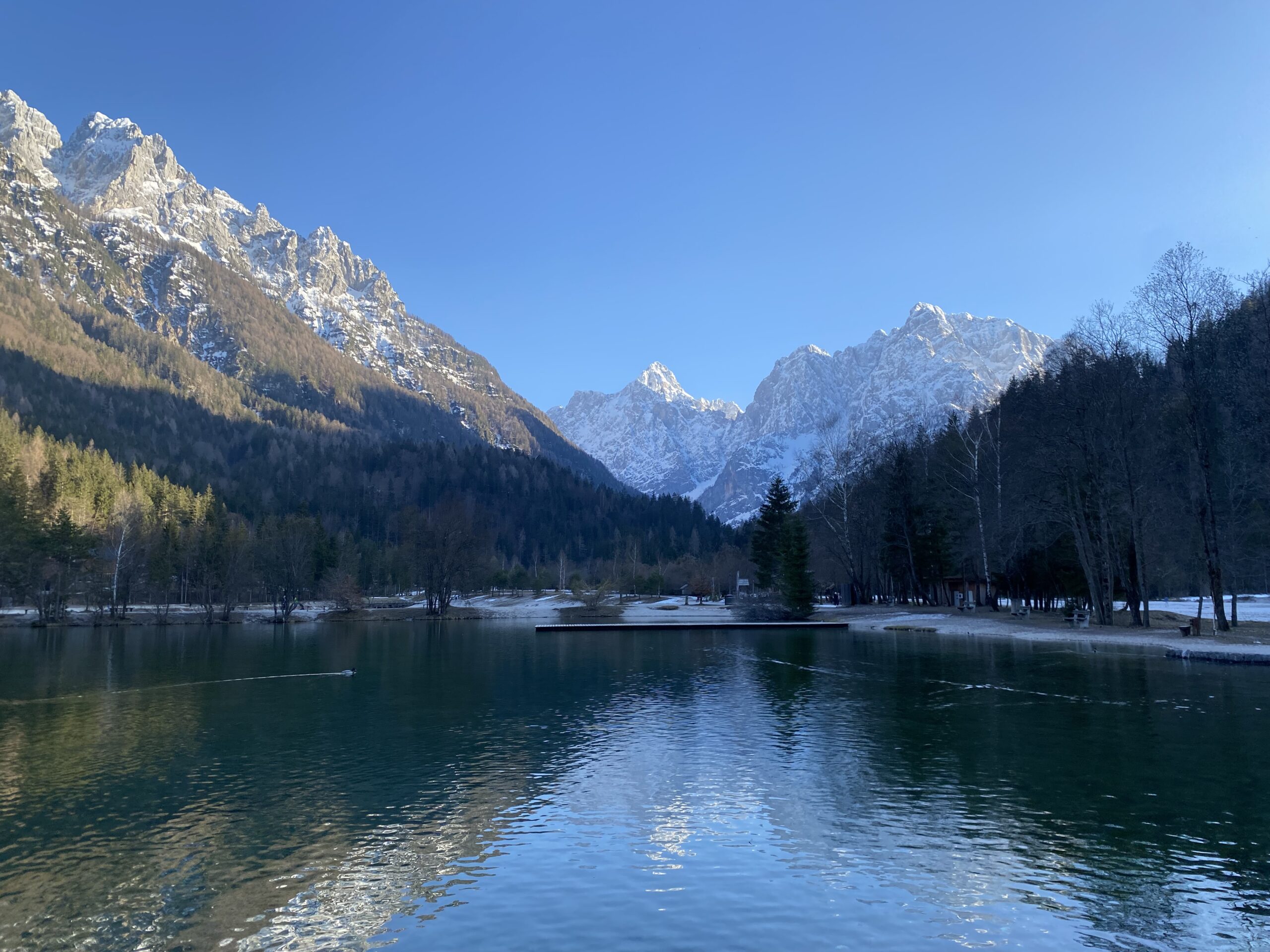 Jezero Jasna in the Slovenian Alps