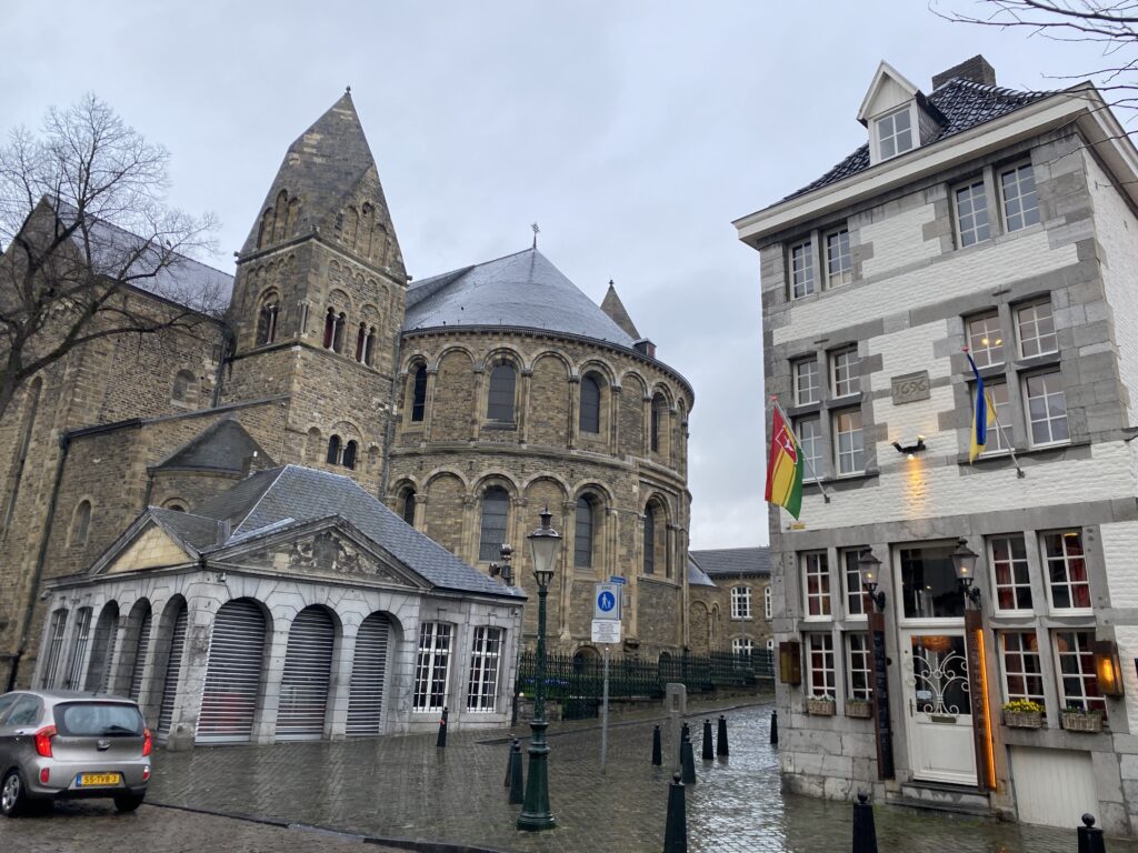 Vrijthof Square in Maastricht, Netherlands 